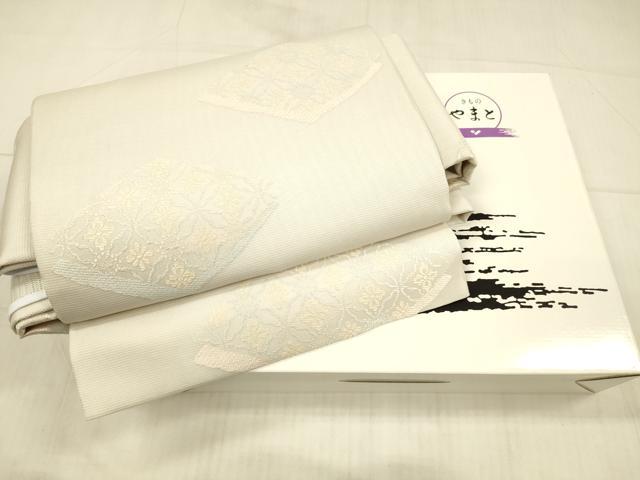 平和屋着物*夏物 ワンタッチつけ帯 花菱文 やまと誂製 共箱付き 正絹 逸品 DAAX0213cm