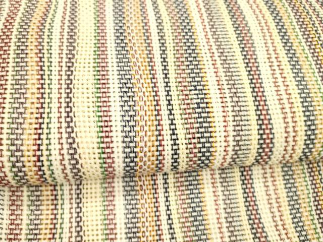 平和屋着物*夏物 八寸名古屋帯 間道 正絹 逸品 DAAX0281cm