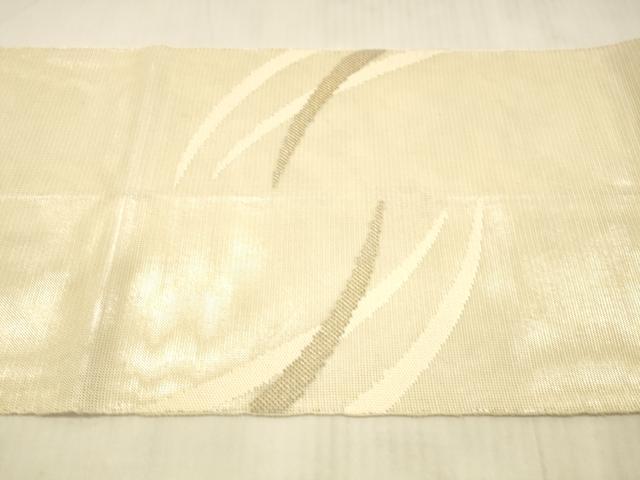 平和屋着物*夏物 太鼓柄袋帯 草葉文 金銀糸 正絹 逸品 DAAX0312cm