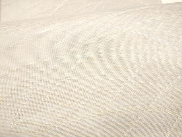 平和屋着物*夏物 六通柄袋帯 草葉文 金銀糸 正絹 逸品 DAAX0468cm