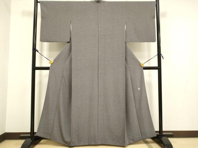 平和屋着物●江戸小紋 保科土山 般若心経 正絹 逸品 DAAX2701du