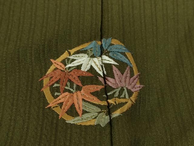 平和屋着物▽訪問着 単衣 刺繍 箔散らし 金彩 正絹 逸品 DAAX3004az