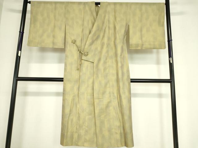 平和屋着物▽道中着 スリーシーズン 春夏秋 塵除け 霞文 ロング丈 正絹 逸品 DAAX3034az