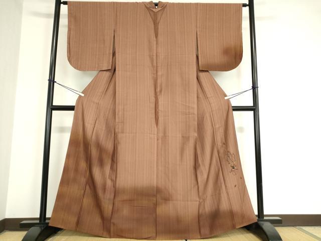 平和屋着物▽訪問着 単衣 作家物 霞文 やまと金ラベル 正絹 逸品 未使用 DAAX3036az