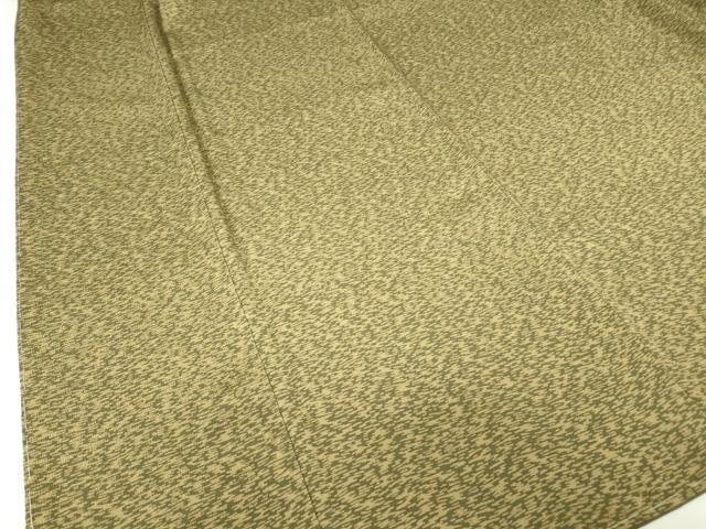 平和屋着物●上質な小紋 霞文 鬼しぼ縮緬 正絹 逸品 未使用 DAAX3774az