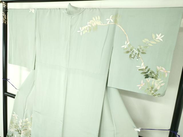 平和屋着物●本加賀友禅作家 東藤岳 訪問着 枝花文 正絹 逸品 DAAX4419ps