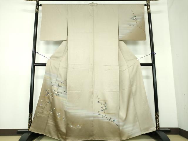 平和屋着物●訪問着 南天文 暈し染め 金彩 正絹 逸品 DAAX4479ps