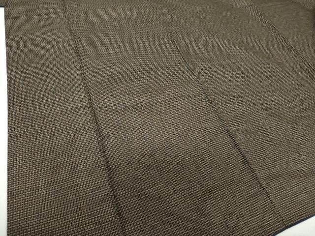 平和屋着物●男性 本場染大島紬 亀甲柄 正絹 逸品 DAAX4512ps