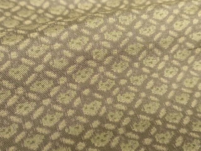 平和屋着物●訪問着 お召地 菱文 暈し染め 鈴乃屋扱い 正絹 逸品 DAAX4513ps