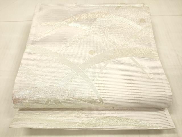 平和屋着物*夏物 六通柄 京袋帯 露草文 金銀糸 DAAX5582cm