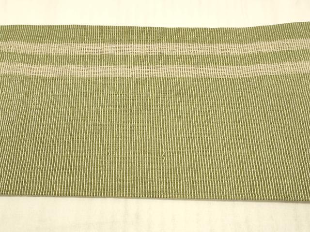 平和屋着物*夏物 九寸名古屋帯 間道 正絹 逸品 DAAX5685cm