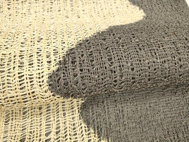 平和屋着物*夏物 つけ帯 抽象文様 三越扱い 正絹 逸品 DAAX5706cm