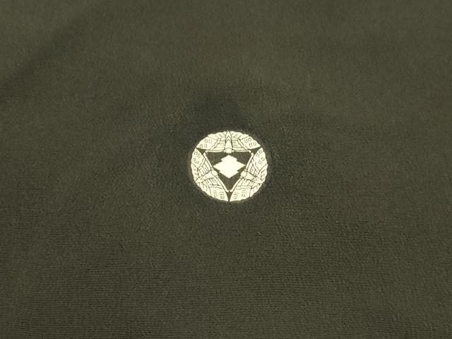 平和屋着物■豪華黒留袖 駒刺繍 鳳凰花唐草文 金彩 正絹 逸品 DAAX5859cm