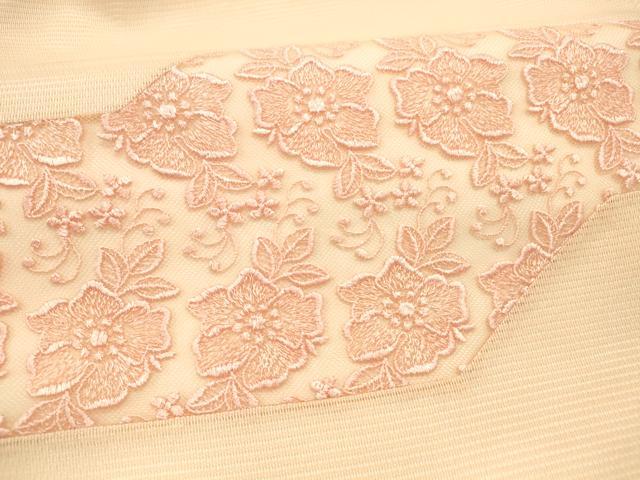 平和屋着物*夏物 九寸名古屋帯 総刺繍 草花文 正絹 逸品 DAAX5876cm