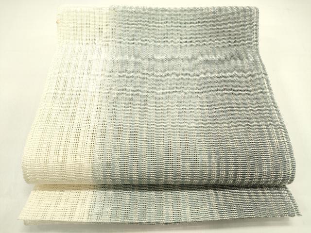 平和屋着物*夏物 八寸名古屋帯 霞文 正絹 逸品 DAAX5882cm
