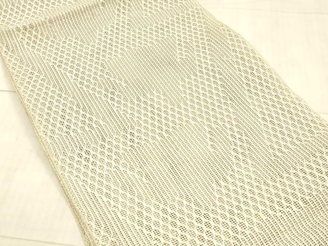 平和屋着物*夏物 八寸名古屋帯 抽象文様 正絹 逸品 DAAX5916cm