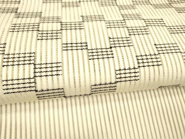 平和屋着物*夏物 八寸名古屋帯 抽象文様 正絹 逸品 DAAX5923cm