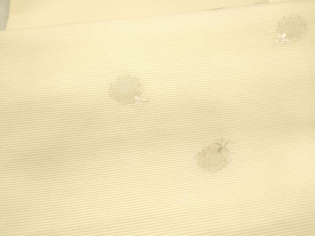 平和屋着物*夏物 九寸名古屋帯 刺繍 舞花文 金銀糸 正絹 逸品 DAAX5930cm