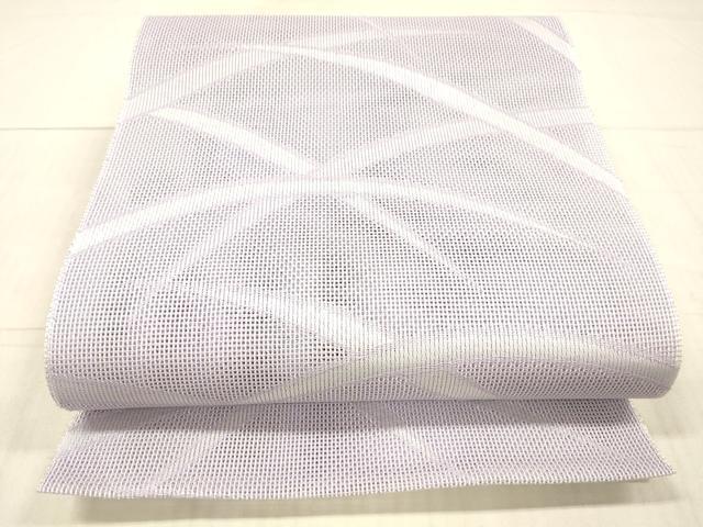 平和屋着物*夏物 八寸名古屋帯 草葉文 DAAX5952cm