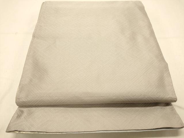 平和屋着物◎両面 全通柄袋帯 霞文 菱文 引箔 正絹 逸品 DAAX6102jm