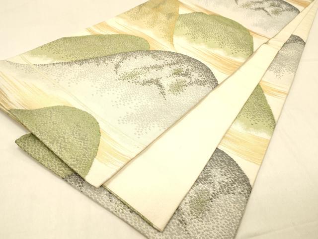 平和屋着物◎六通柄袋帯 重山文 金銀糸 正絹 逸品 DAAX6483jm