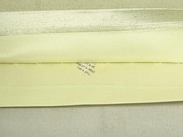 平和屋着物◎西陣 太鼓柄袋帯 総刺繍 組紐花文 銀糸 正絹 逸品 DAAX7506qp