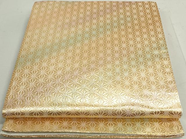 平和屋着物◎六通柄袋帯 差の葉文 金糸 正絹 逸品 DAAX7745qa