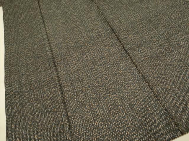 平和屋着物■上質な紬 7マルキ 間道 正絹 逸品 DAAX8056du