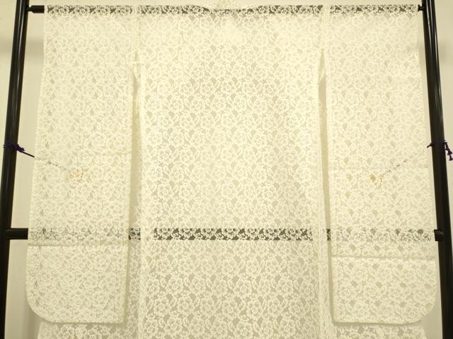 平和屋着物*夏物 総レース 振袖 花尽くし 肌色 ロング丈 DAAX8331du