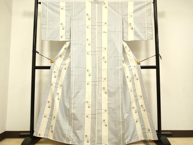 平和屋着物■上質な紬 花間道 正絹 逸品 DAAX8382du
