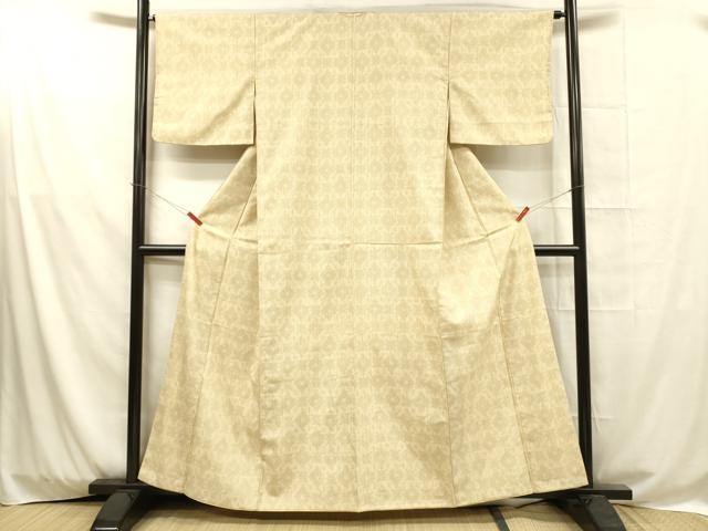 平和屋着物■上質な紬 抽象文様 正絹 逸品 DAAX8587cm