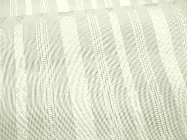 平和屋着物*夏物 博多織 八寸名古屋帯 献上 藍白色 DAAX8609cm