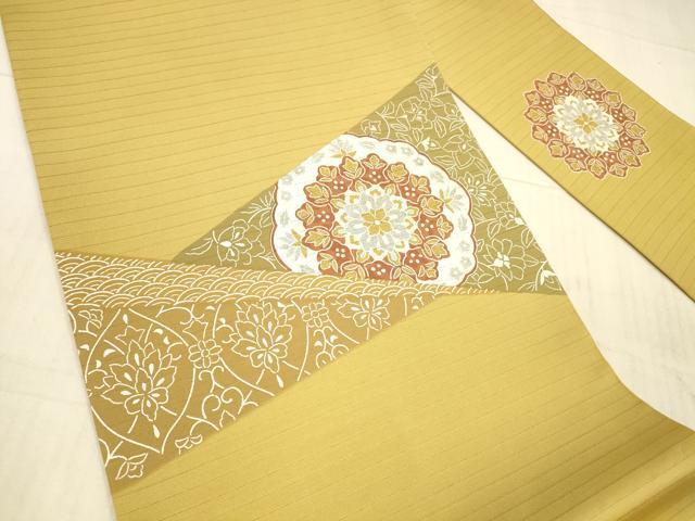 平和屋着物*夏物 九寸名古屋帯 正倉院更紗花文 金銀糸 DAAX8620cm