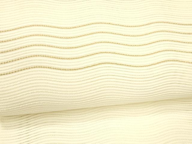 平和屋着物*夏物 絽綴れ 八寸名古屋帯 よろけ縞 金糸 正絹 逸品 DAAX8649cm