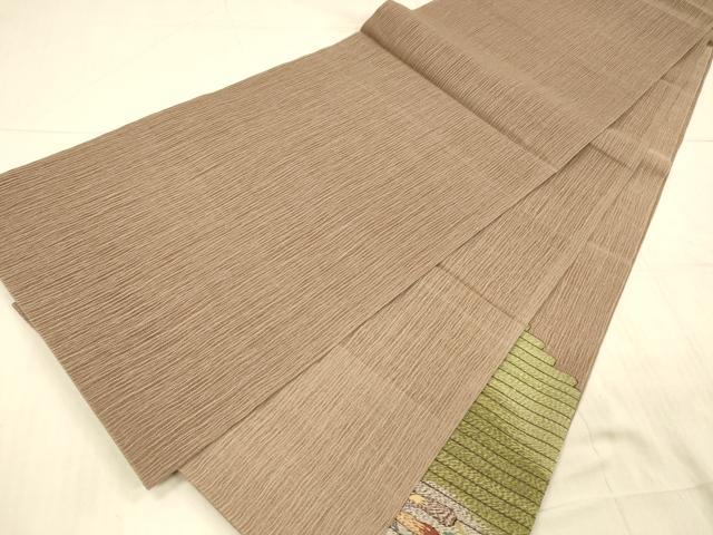 平和屋着物*夏物 太鼓柄袋帯 成り物 正絹 逸品 DAAX8676cm