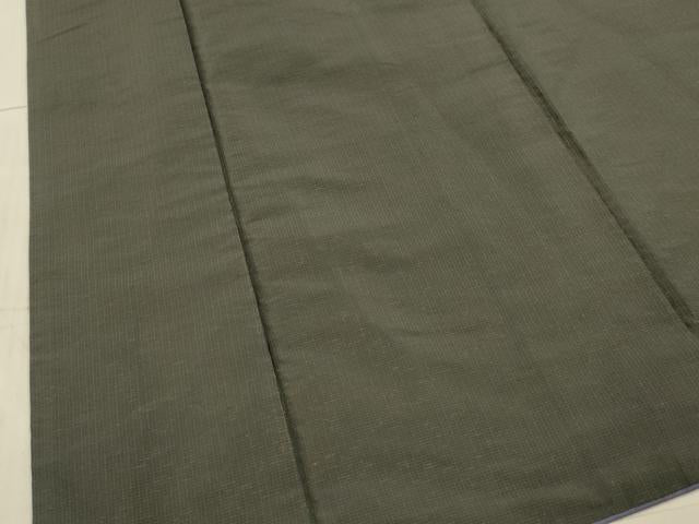 平和屋着物■男性 紬 格子 正絹 逸品 DAAX8801cm