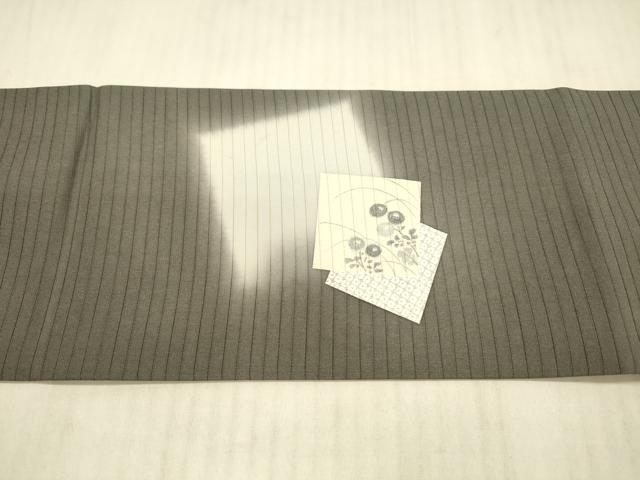 平和屋着物*夏物 絽塩瀬 九寸名古屋帯 刺繍 草花文 金銀糸 正絹 逸品 DAAX8905cm