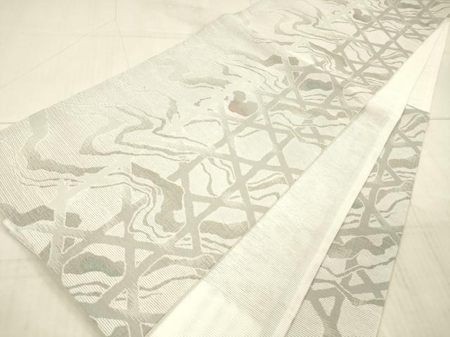 平和屋着物*夏物 六通柄 京袋帯 流水文 金糸 DAAX8923cm