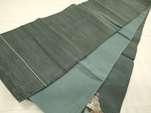 平和屋着物*夏物 太鼓柄袋帯 抽象文様 金糸 正絹 逸品 DAAX8955cm