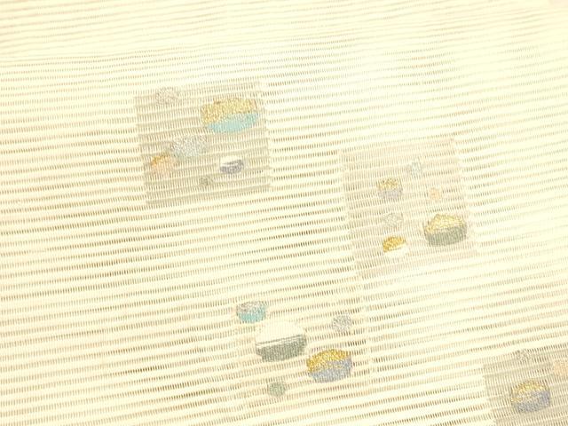 平和屋着物*夏物 絽綴れ 八寸名古屋帯 抽象文様 金銀糸 正絹 逸品 DAAX8975cm