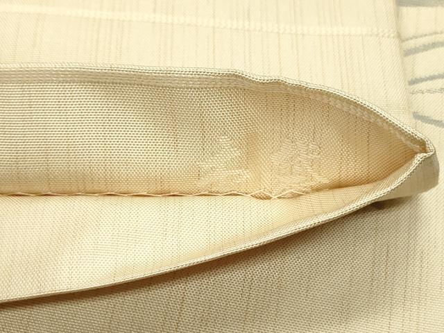 平和屋着物●六通柄 本袋帯 籬草花文 正絹 逸品 DAAY0455ob