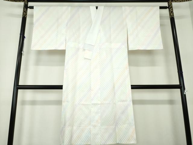 平和屋着物●洗える最高級着物 <英>はなぶさ謹製 長襦袢 無双仕立て 鱗地紋 暈し染め 逸品 DAAY1433ps