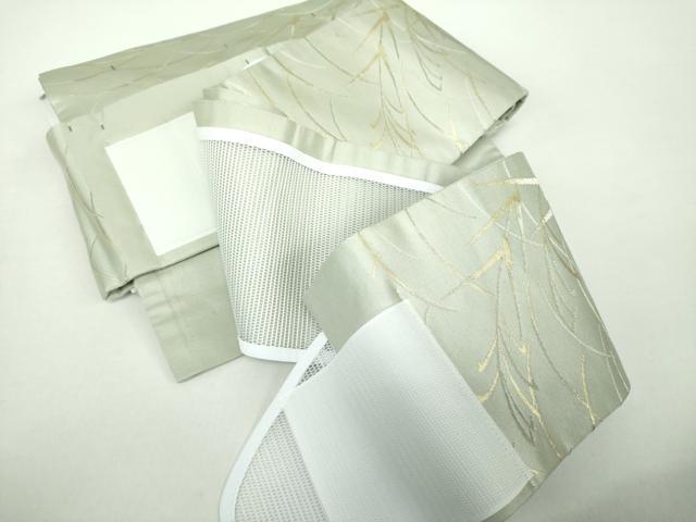 平和屋着物●ワンタッチつけ帯 芒文 金銀糸 正絹 逸品 DAAY1660ps