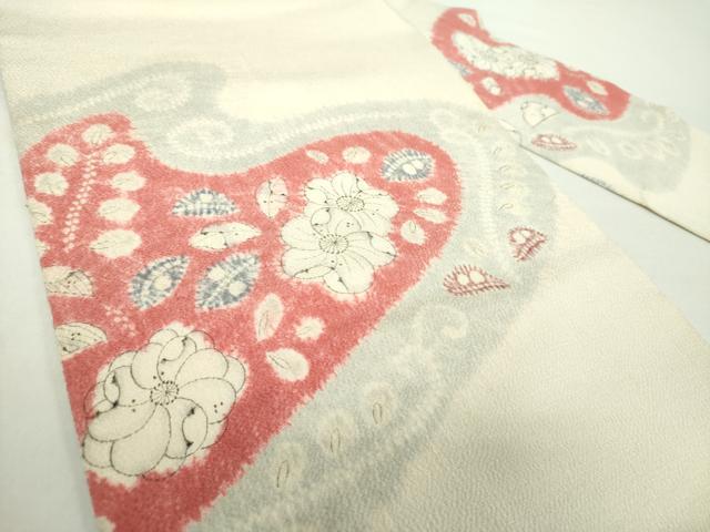 平和屋着物●九寸名古屋帯 絞り 辻が花 正絹 逸品 DAAY1937ps