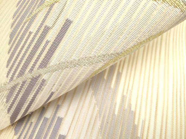 平和屋着物*夏物 絽綴れ 八寸名古屋帯 風景文 金銀糸 正絹 逸品 DAAY2904op