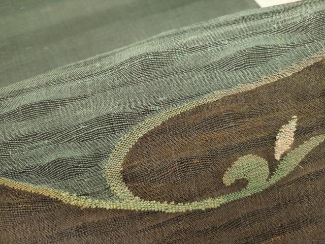 平和屋着物*夏物 太鼓柄袋帯 涼風微香文 正絹 逸品 未使用 DAAY2939op