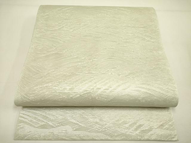 平和屋着物*夏物 六通柄袋帯 流水文 銀糸 正絹 逸品 DAAY2982op
