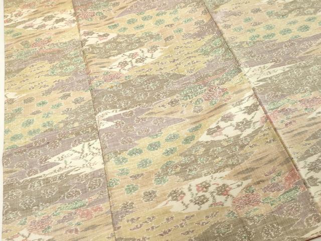 平和屋着物■上質な紬 幾何学文 正絹 逸品 DAAY3568cd