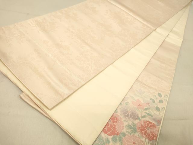 平和屋着物◎六通柄袋帯 唐織 秋草文 正絹 逸品 DAAY4396jm