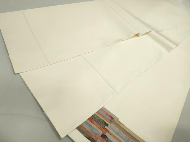 平和屋着物◎太鼓柄袋帯 幾何学横段文 正絹 逸品 DAAY4693qa